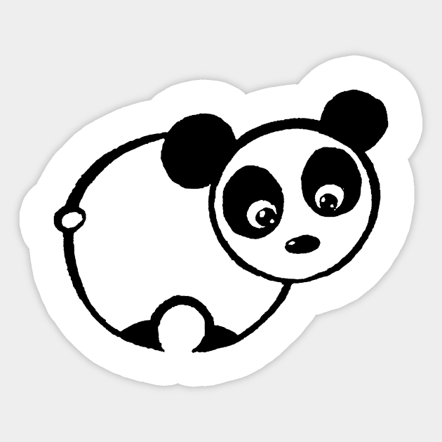 Little Panda Sticker by Pandabacke